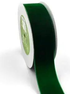 Green Velvet Ribbon 1.5"