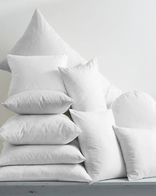 Designer Dover Daffodil Thick Linen Pillow Cover with Insert – 20x20 & 24x24