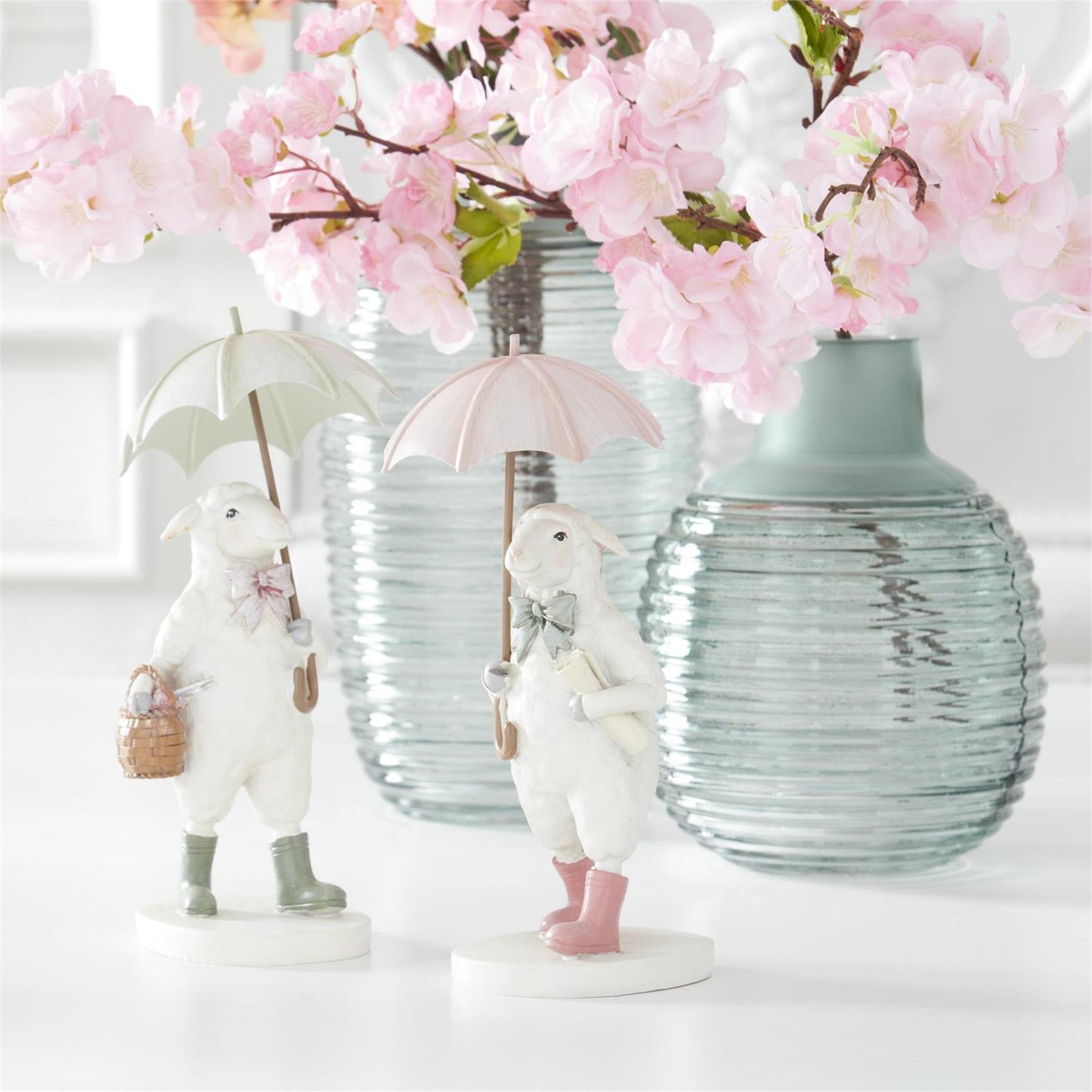 Pink Cherry Blossom Spray 19.5" - Artificial Sakura Branch
