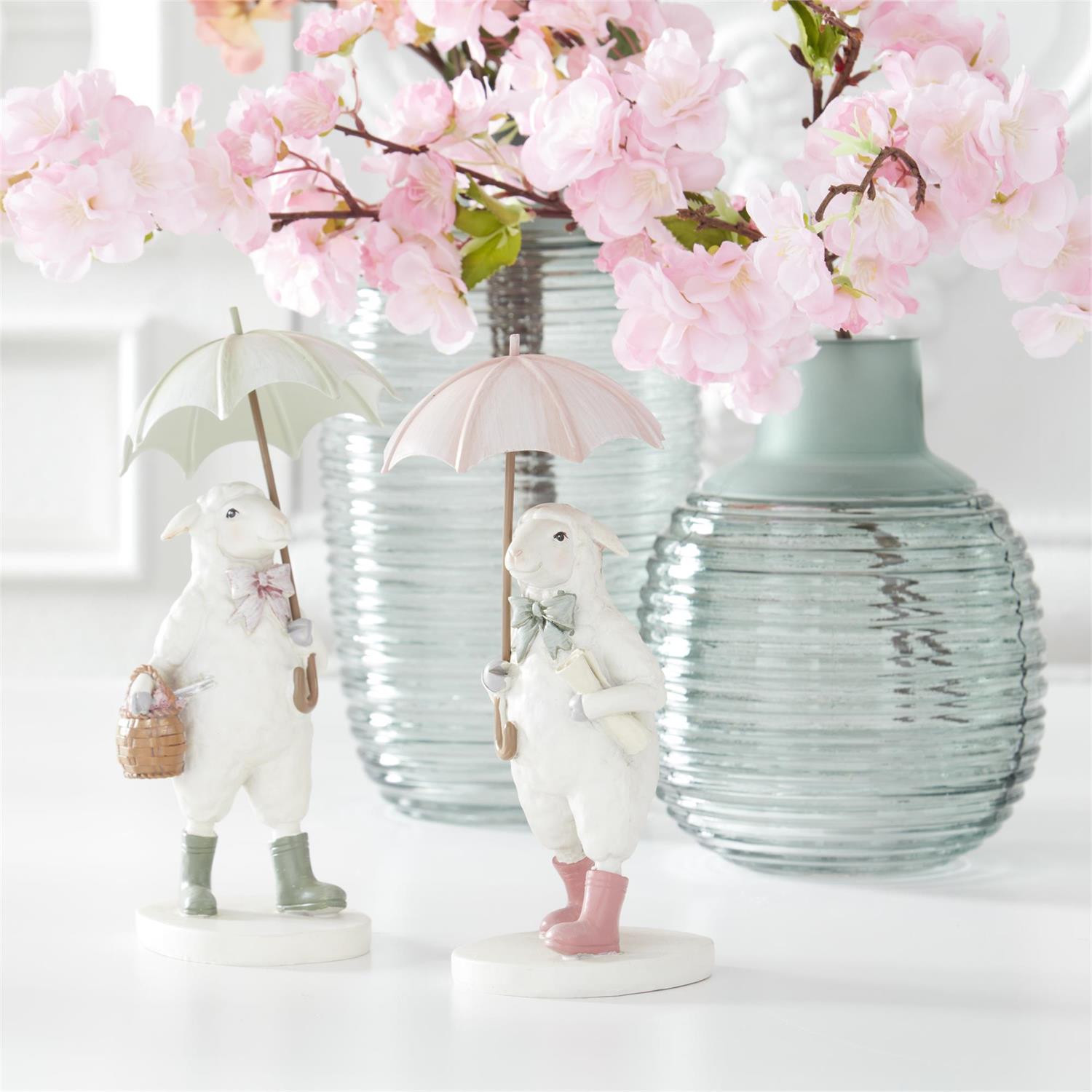 Pink Cherry Blossom Spray 19.5" - Artificial Sakura Branch