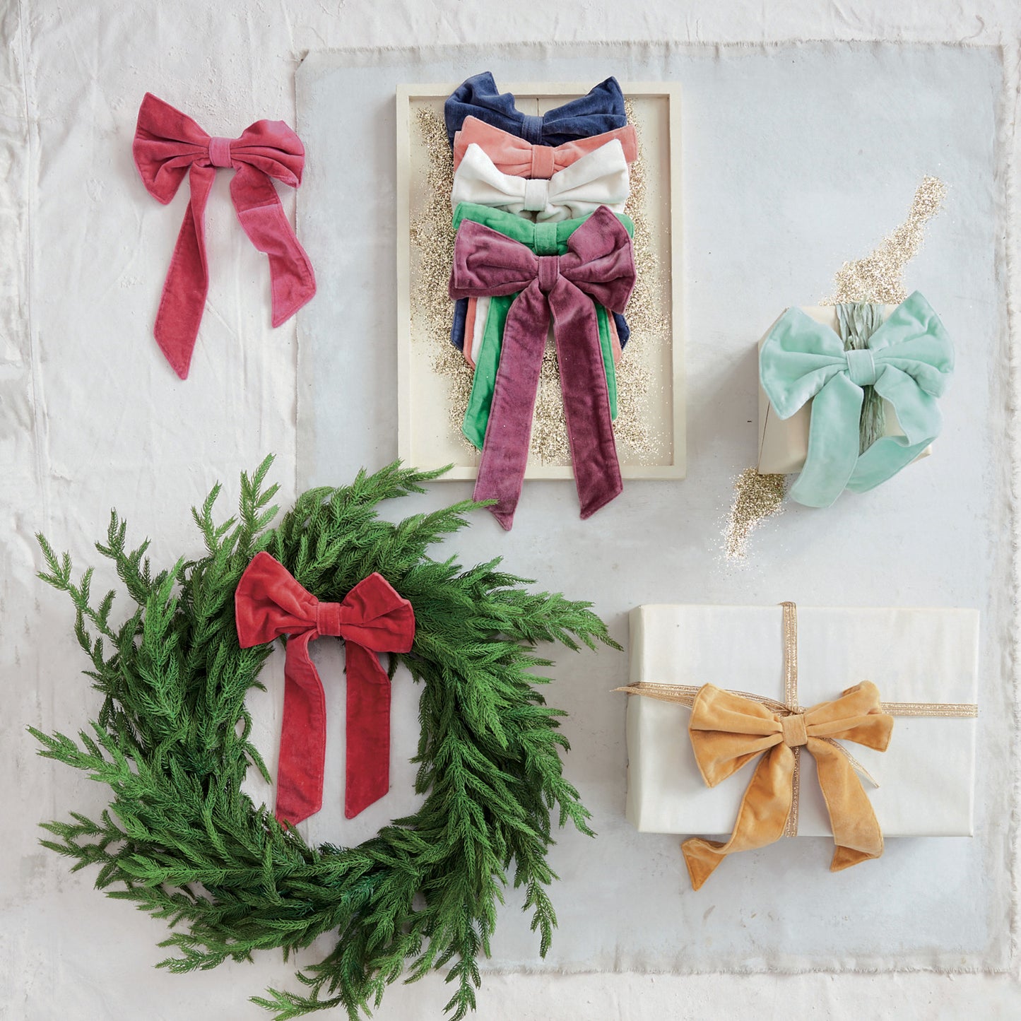Red_Cotton_Velvet_Bow