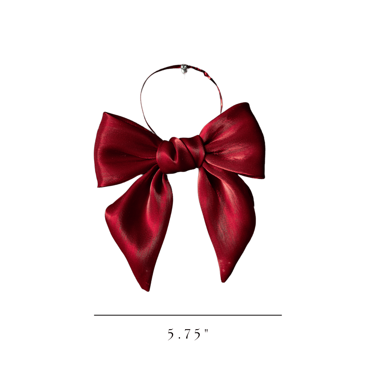 Red Gauze Bow - Set of 3