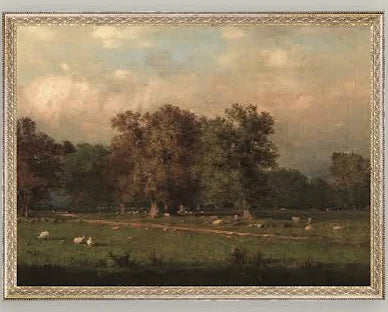 Sheep Farm in Connecticut 12x16"