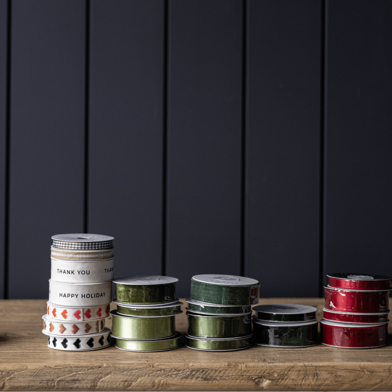 Satin Ribbon in Forest Green - Two Sizes