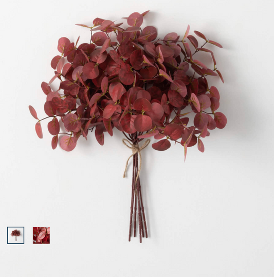 12" RED EUCALYPTUS BUNDLE