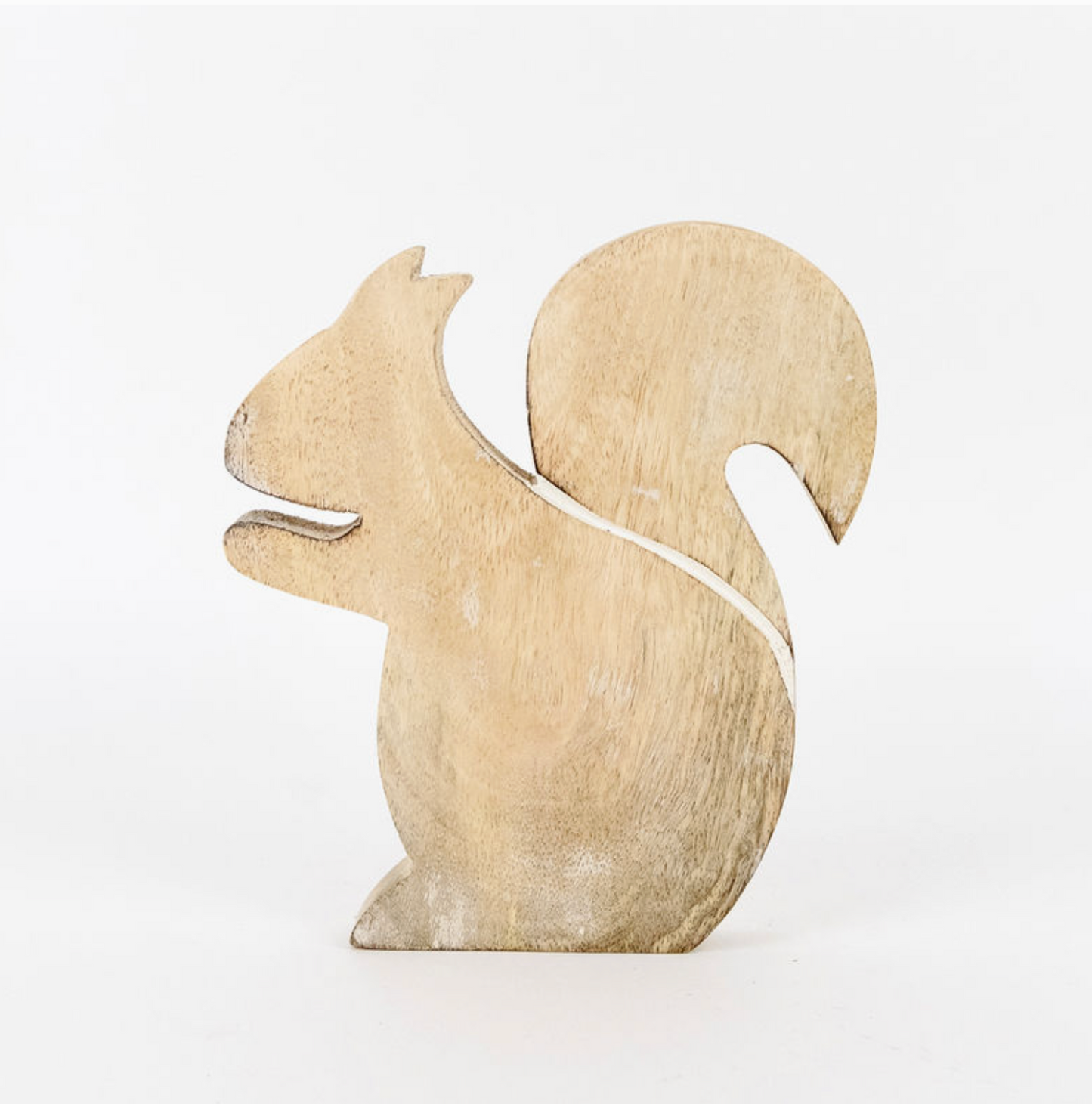 Mango Wood Cutout Squirrels - Two Sizes