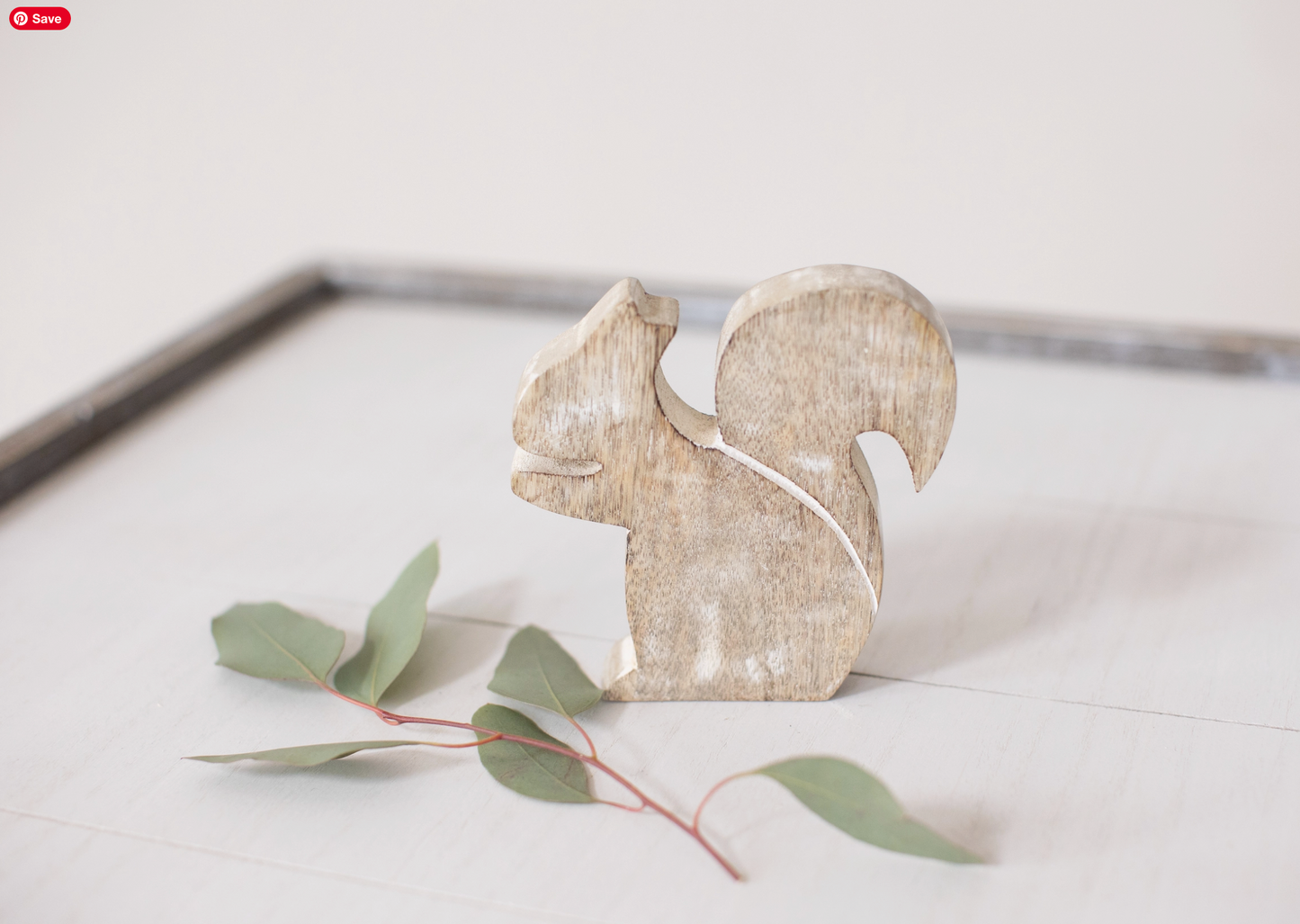 Mango Wood Cutout Squirrels - Two Sizes