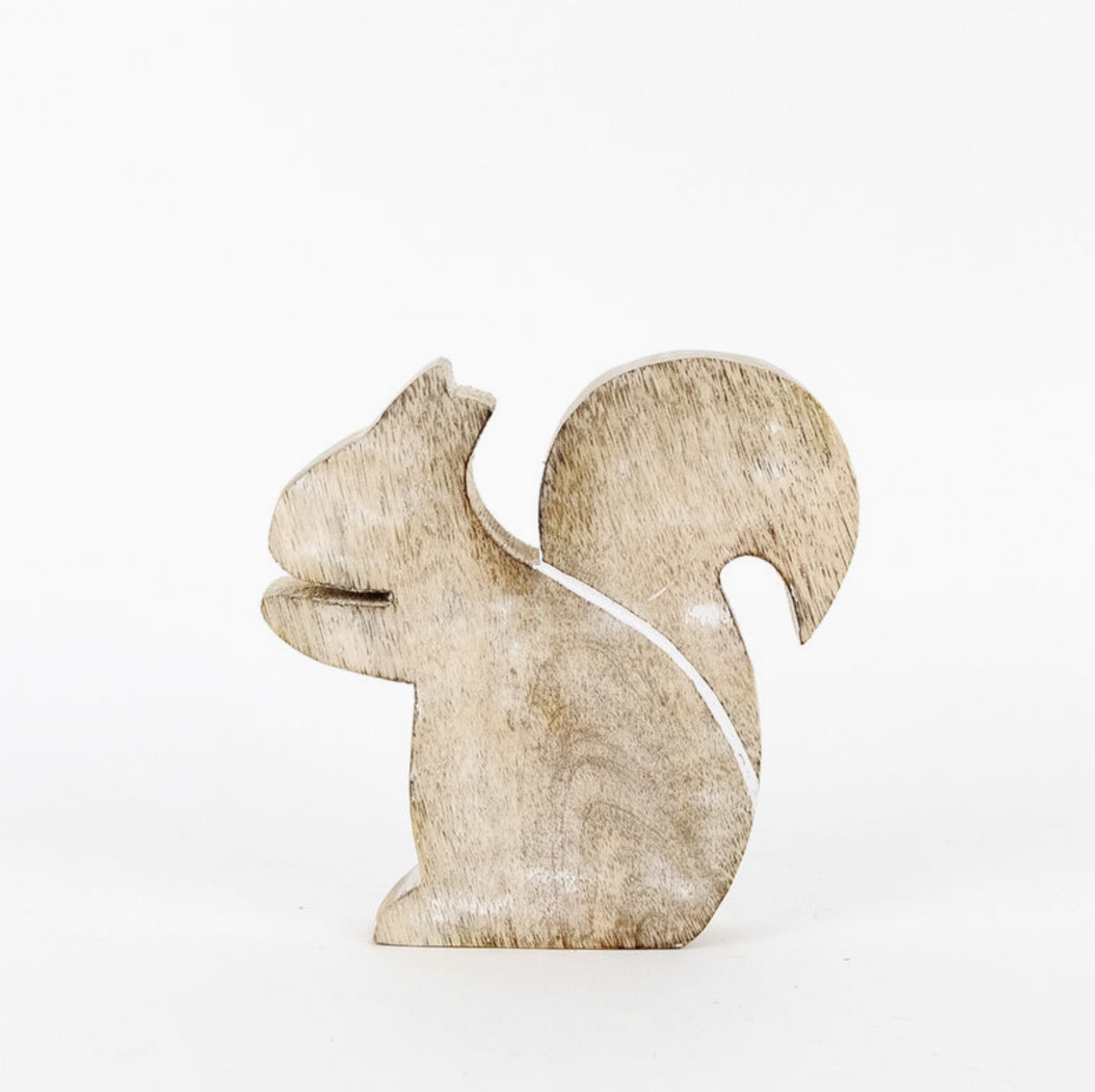 Mango Wood Cutout Squirrels - Two Sizes