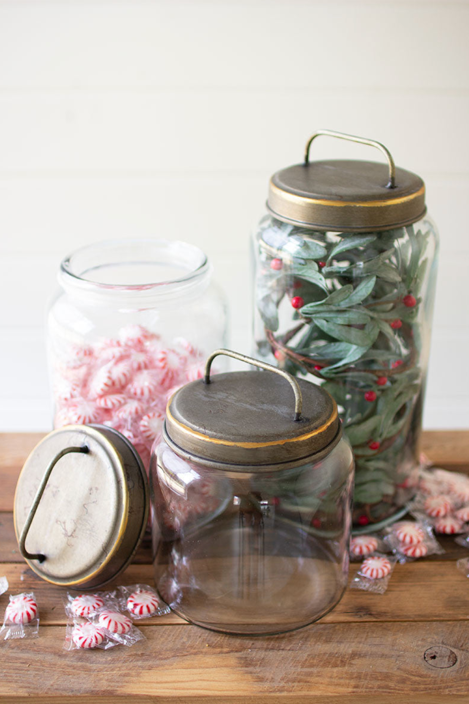 Archer Glass Canister with Metal Lid - Three Sizes