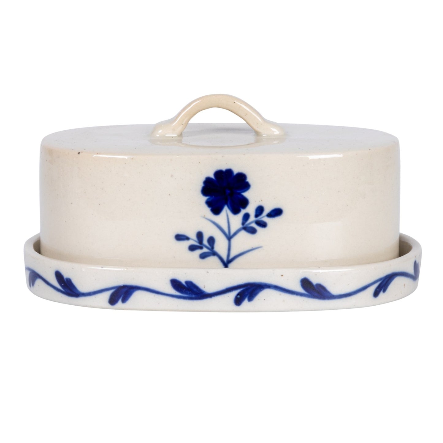 Stoneware_Butter_Dish_with_Flower