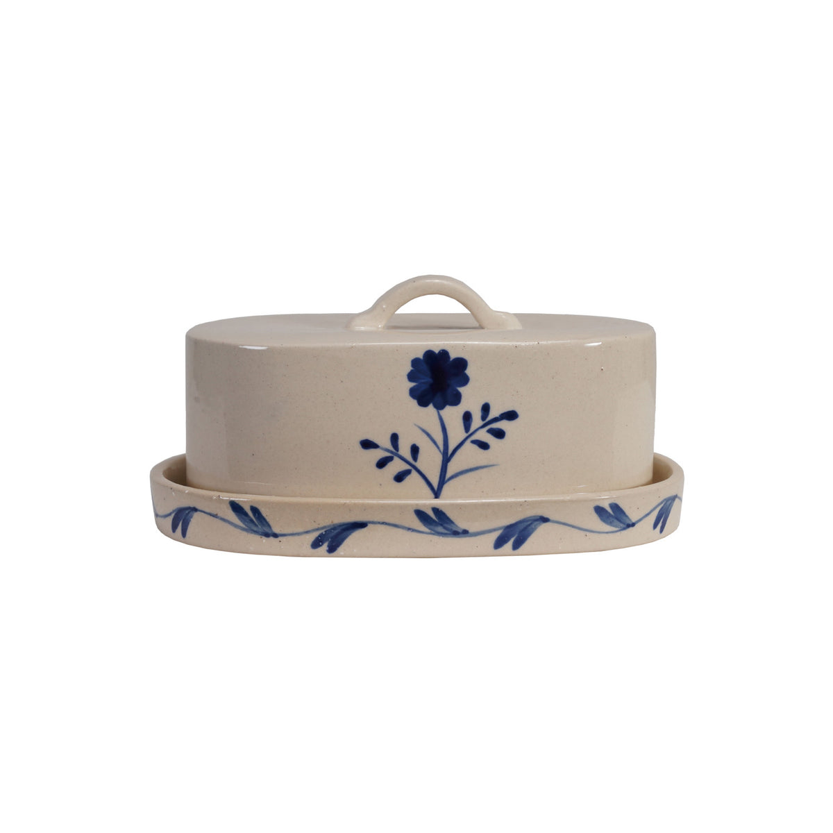 Stoneware_Butter_Dish_with_Flower