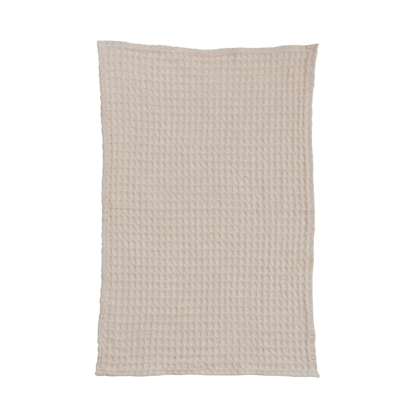 Ivory Colored Cotton Waffle Tea  dish Towel