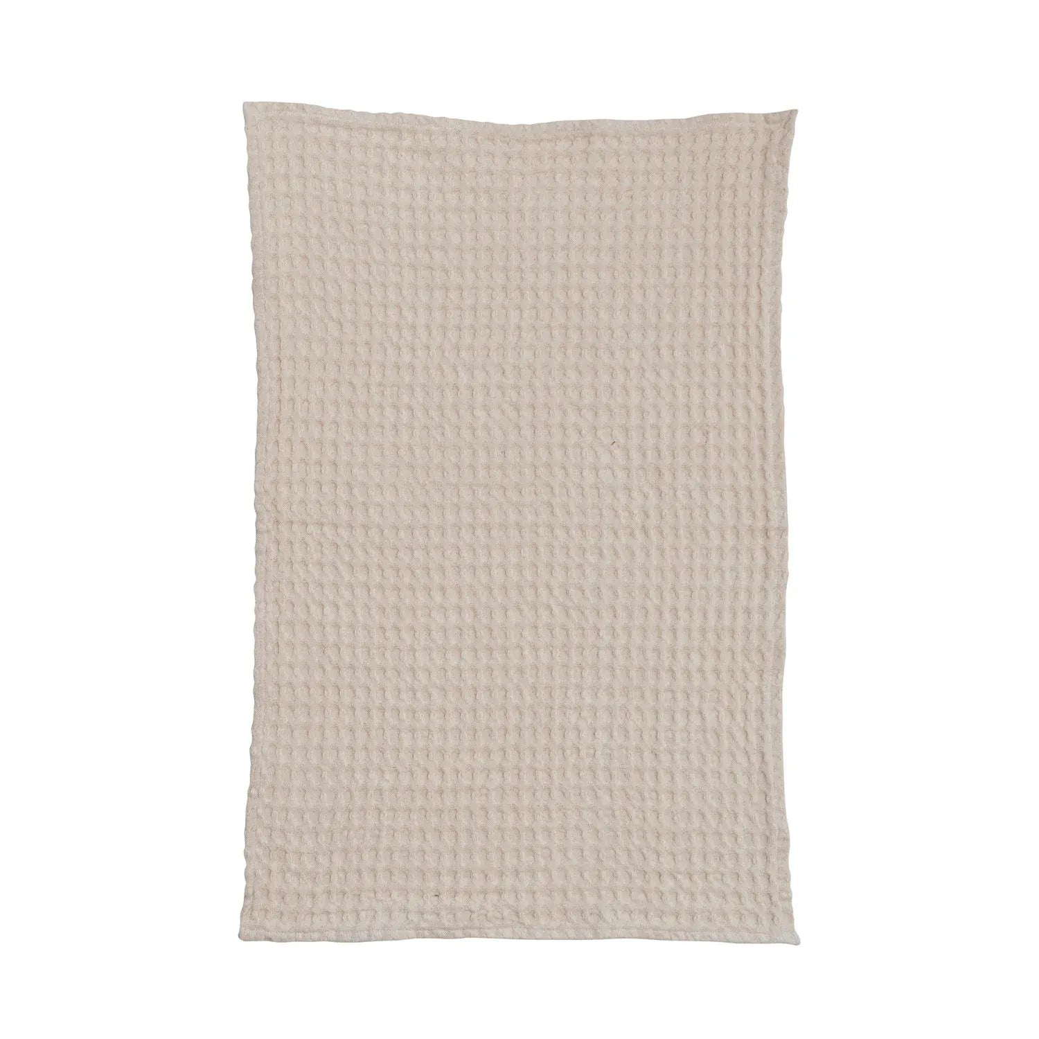Ivory Colored Cotton Waffle Tea  dish Towel