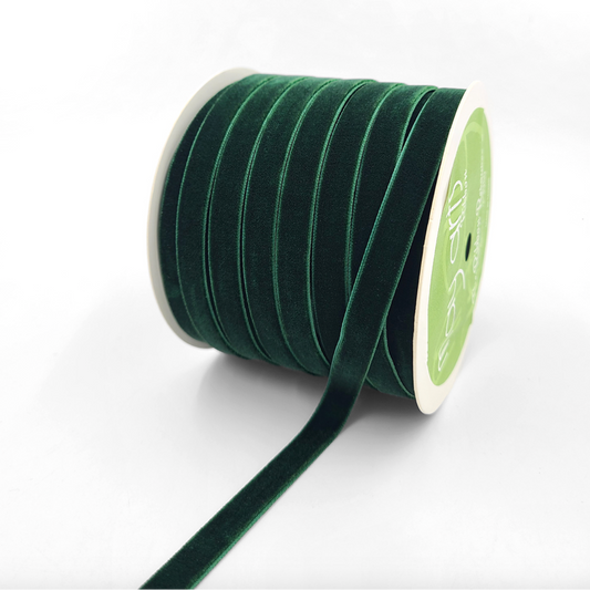 green velvet ribbon