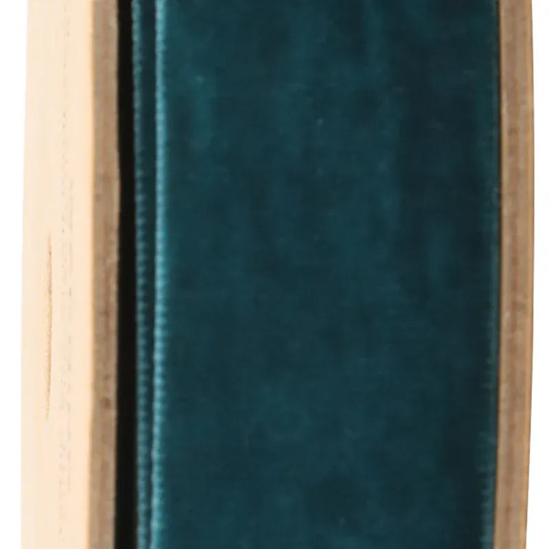 Velvet Ribbon - Peacock | 3/8" & 1" Widths | 10 Yard Roll