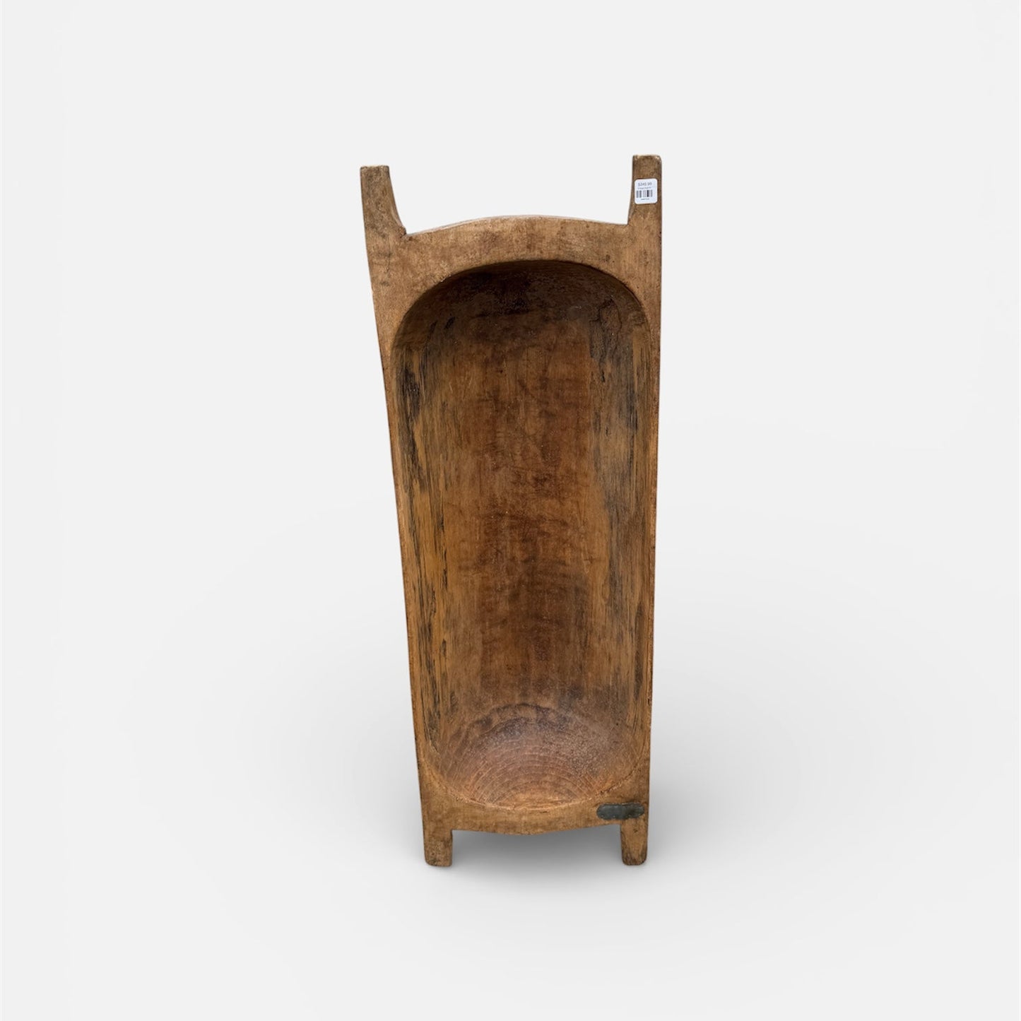 Wooden dough bowl