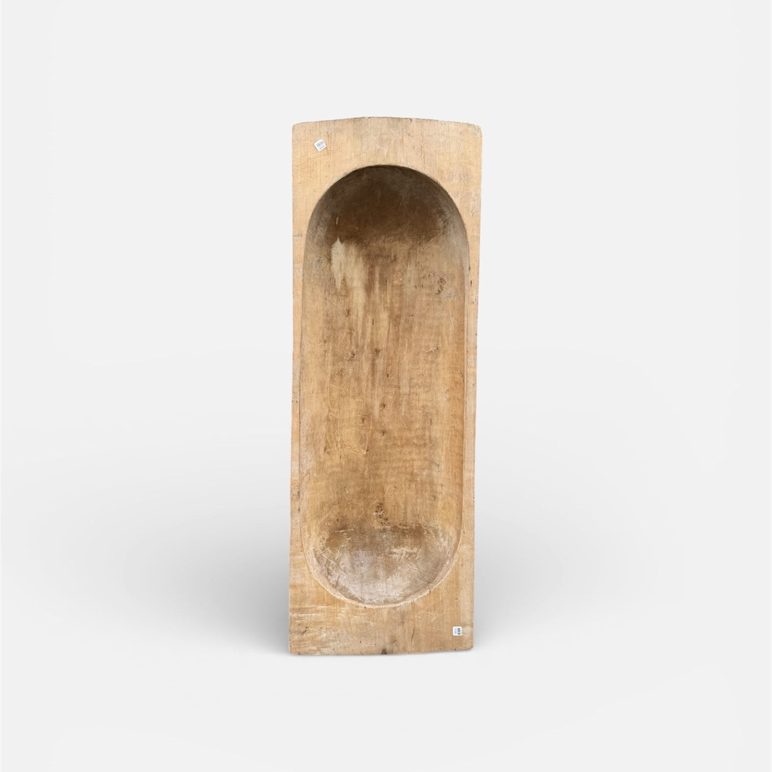 Wooden dough bowl