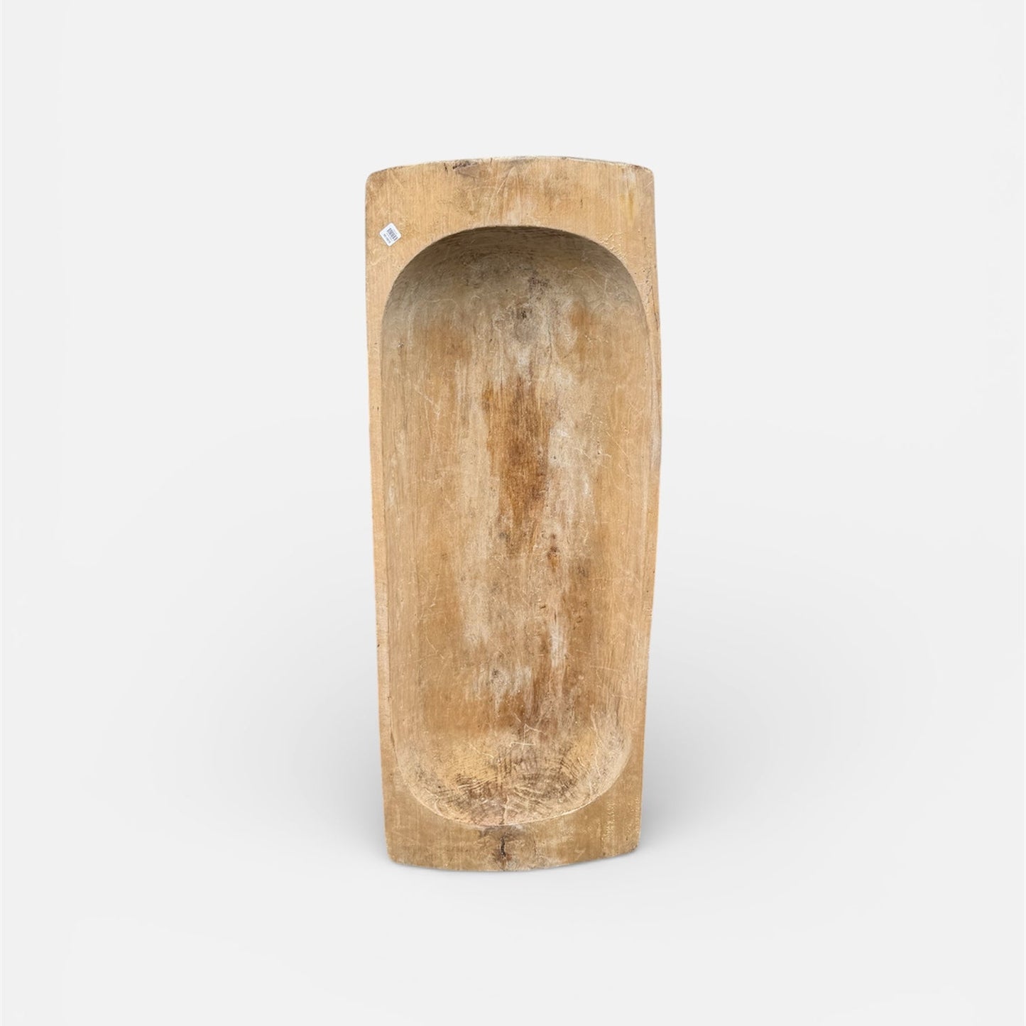 Wooden dough bowl