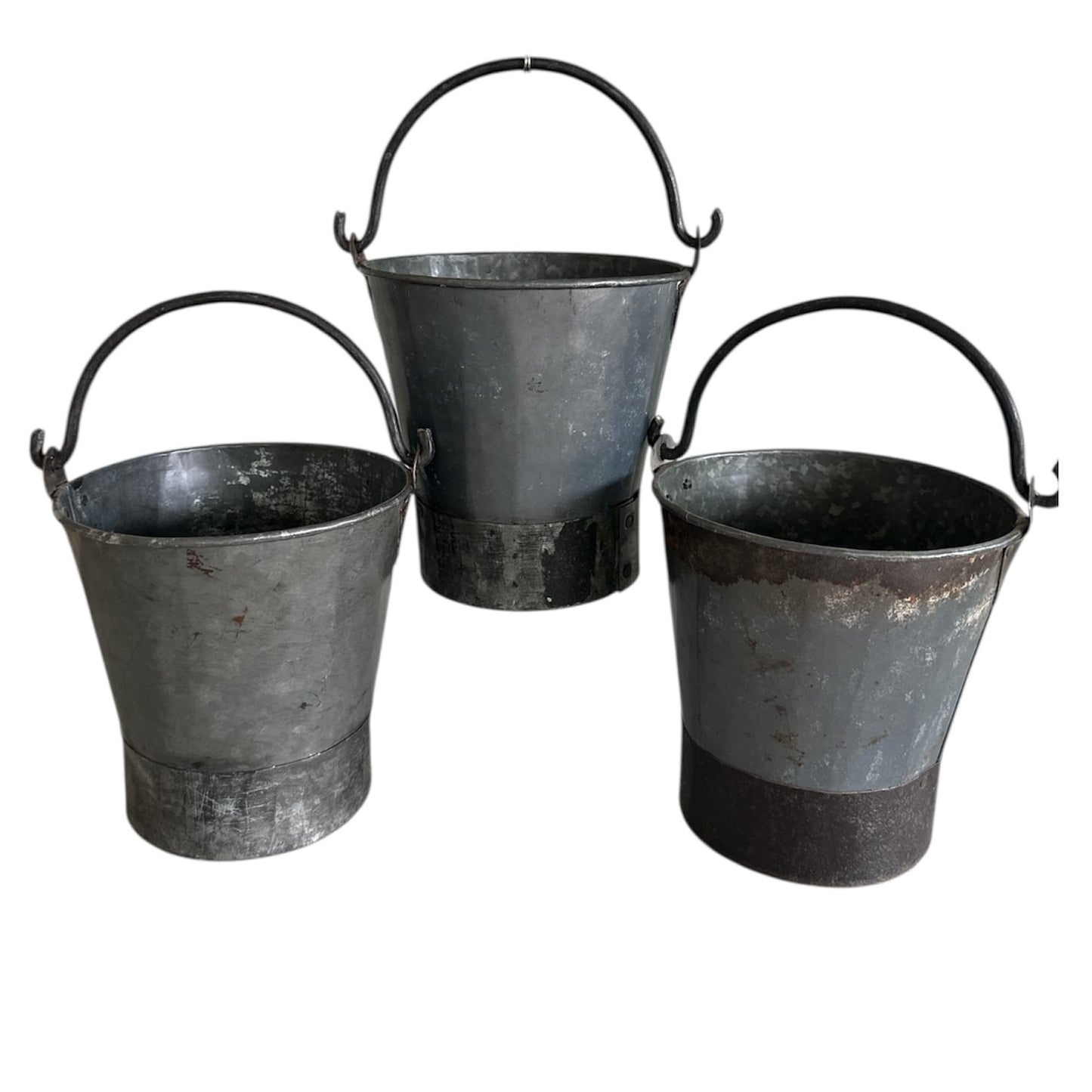 Vintage Metal Bucket with Handle 3 pictured