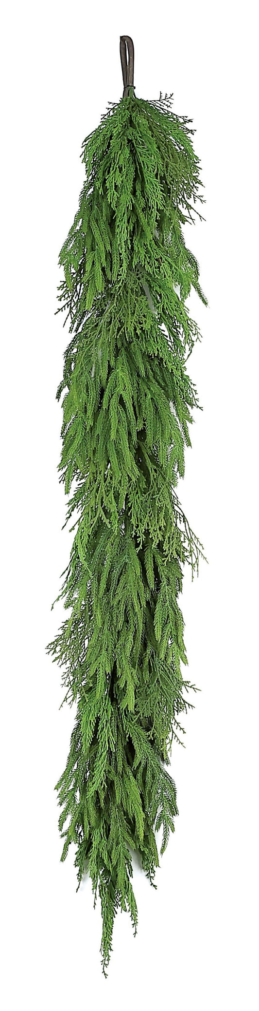 DELUXE NORFOLK PINE AND CEDAR GARLAND, 5', GREEN