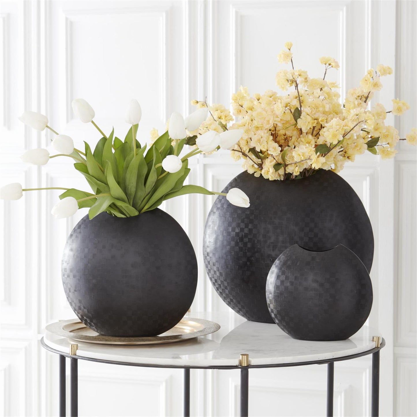 Yellow Peach Blossom Bush 25" - Artificial Blossom Branch