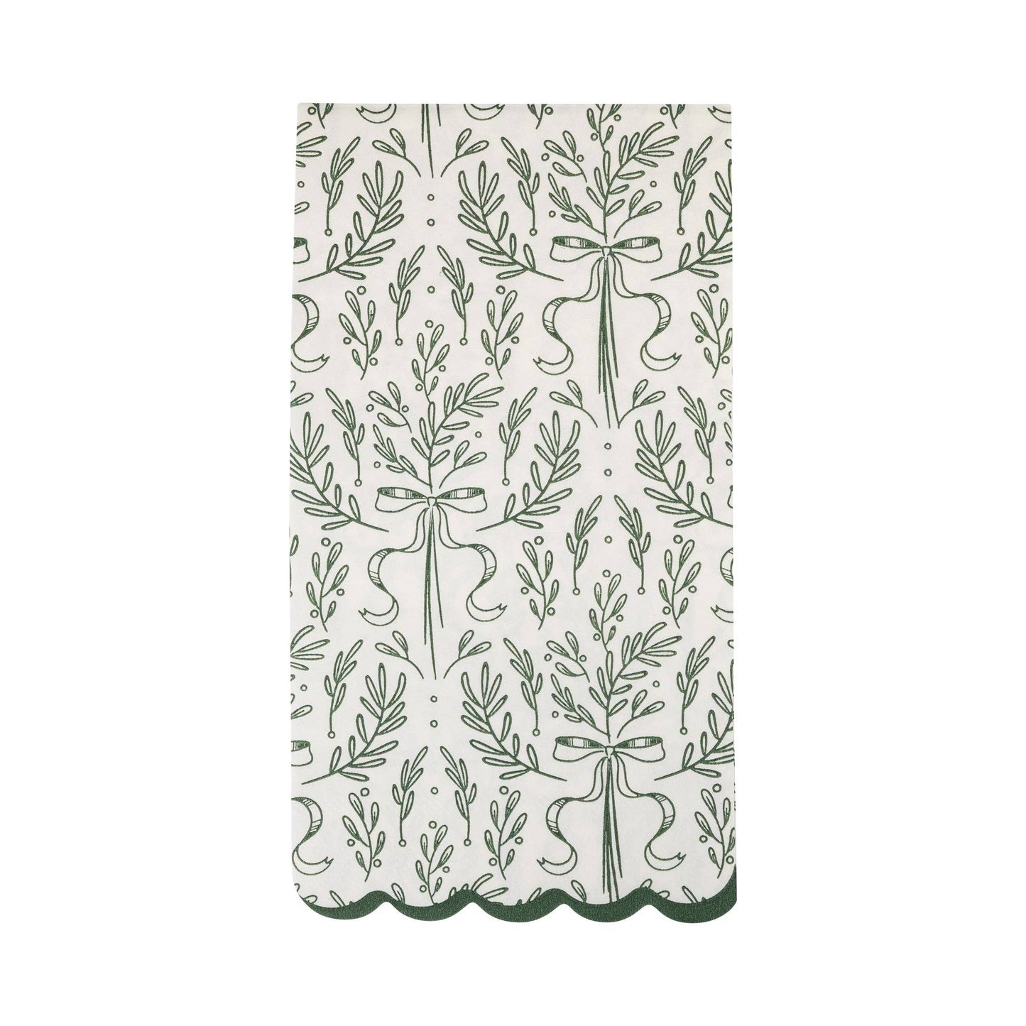 My Minds Eye - Green Bough Pattern Dinner Napkin