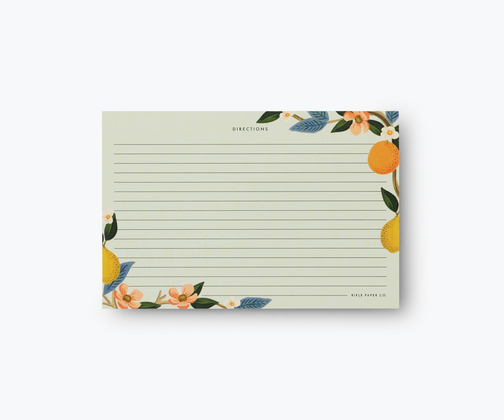 Rifle Paper Co. Citrus Grove Recipe Cards – Set of 12