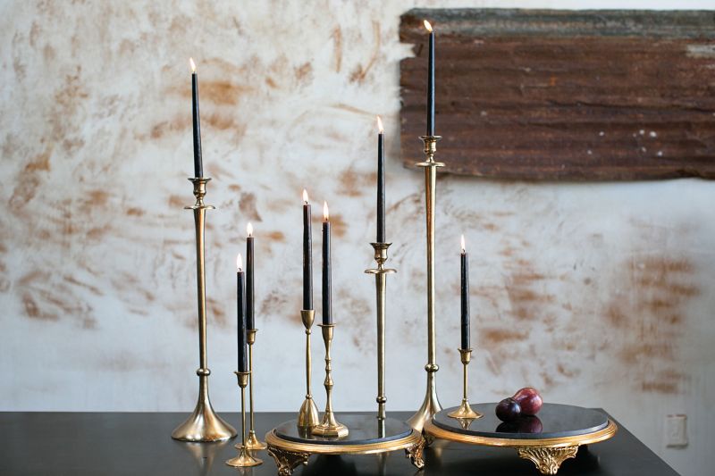 ANTIQUE CANDLESTICK - shows elegant design