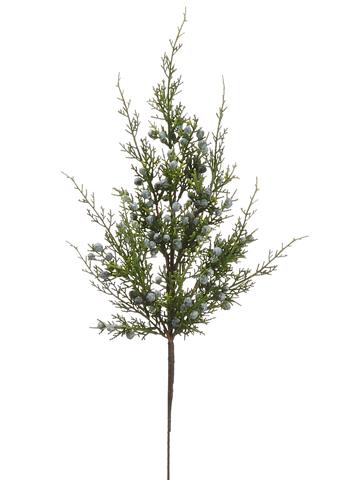 Green Juniper Spray 20" - Single Stem Artificial Greenery