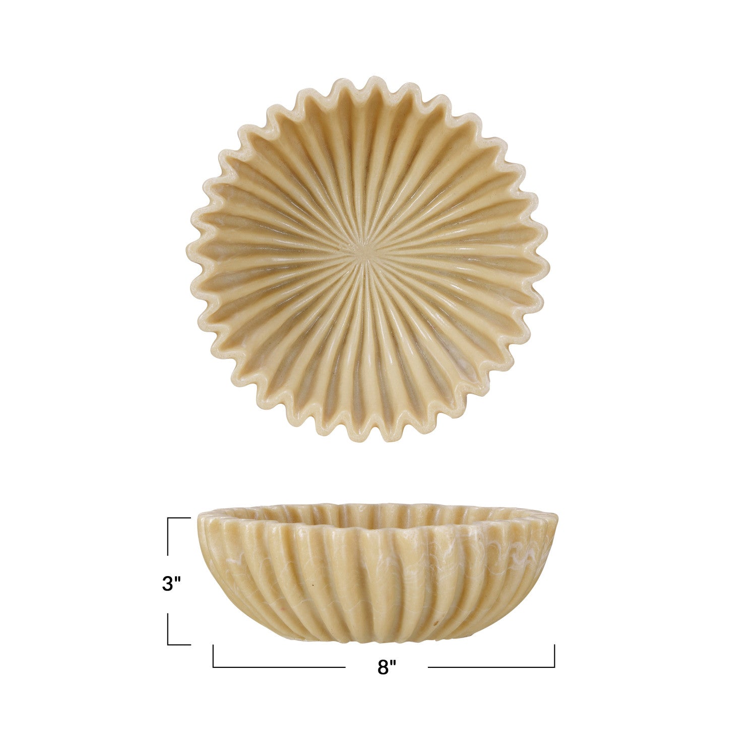 Decorative_Resin_Pleated_Bowl