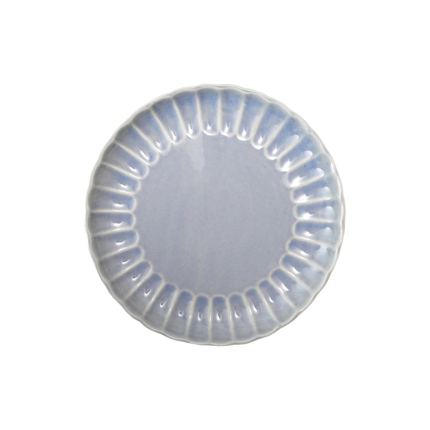 10.5" Stoneware Plate Light Blue