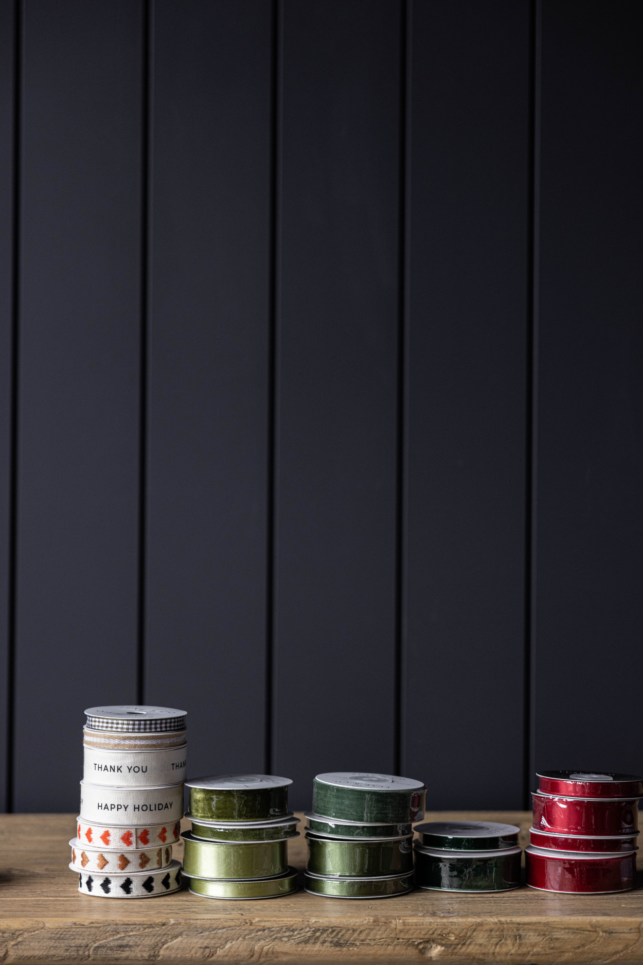 Satin Ribbon in Forest Green - Two Sizes