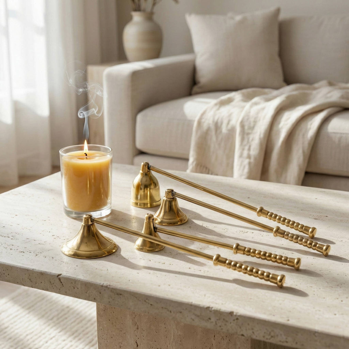 Gilded Candle Snuffers – Assortment of 4