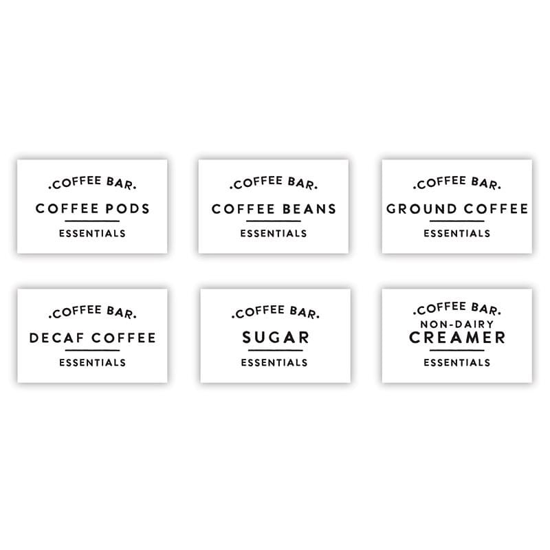 Glass Coffee Canisters with Wood Lids - Set of 4, 84oz