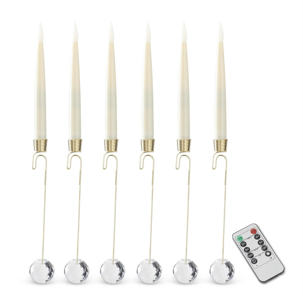 glass-pendant-hanging-cream-LED-candle-ornaments