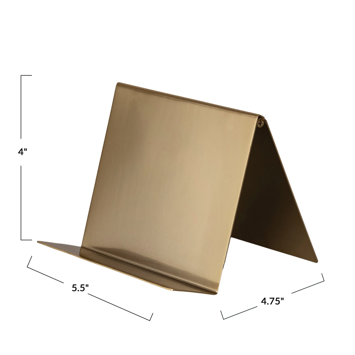 Gold-Finish Mild Steel Folding Phone Stand
