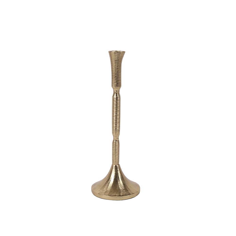 Gold_Textured_Taper_Candle_Holder_14_inch_1