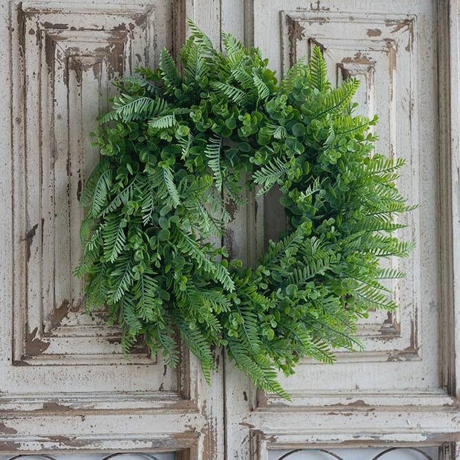 Greenery Wreath 20" - Faux Floral Artificial Greenery