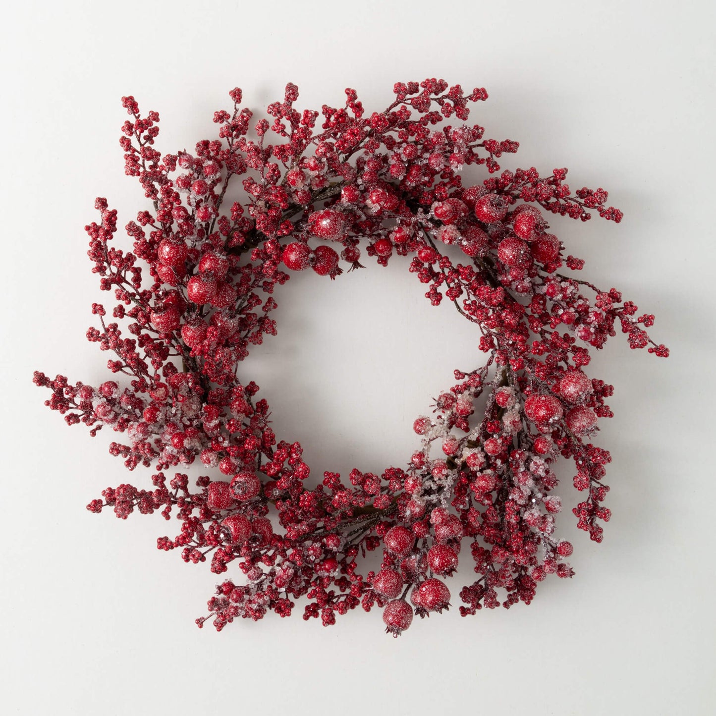 21" Iced Berry Wreath