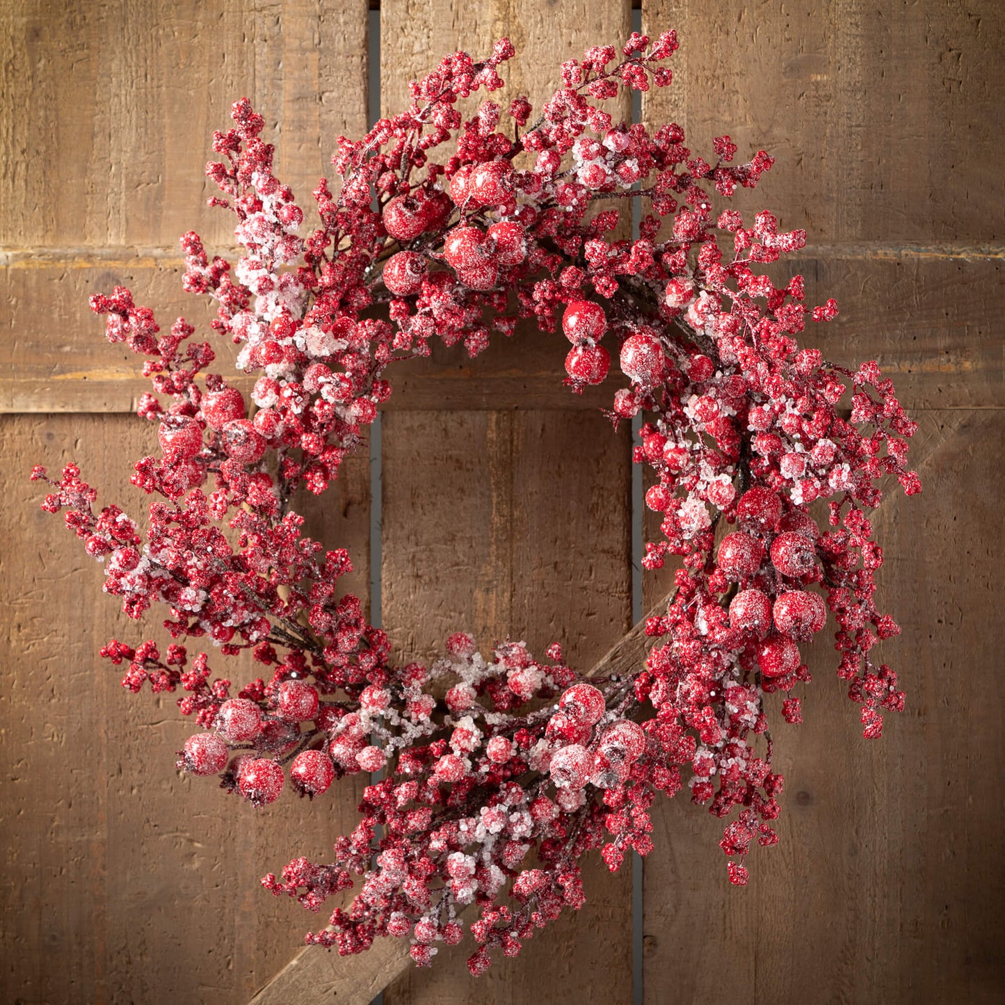 21" Iced Berry Wreath