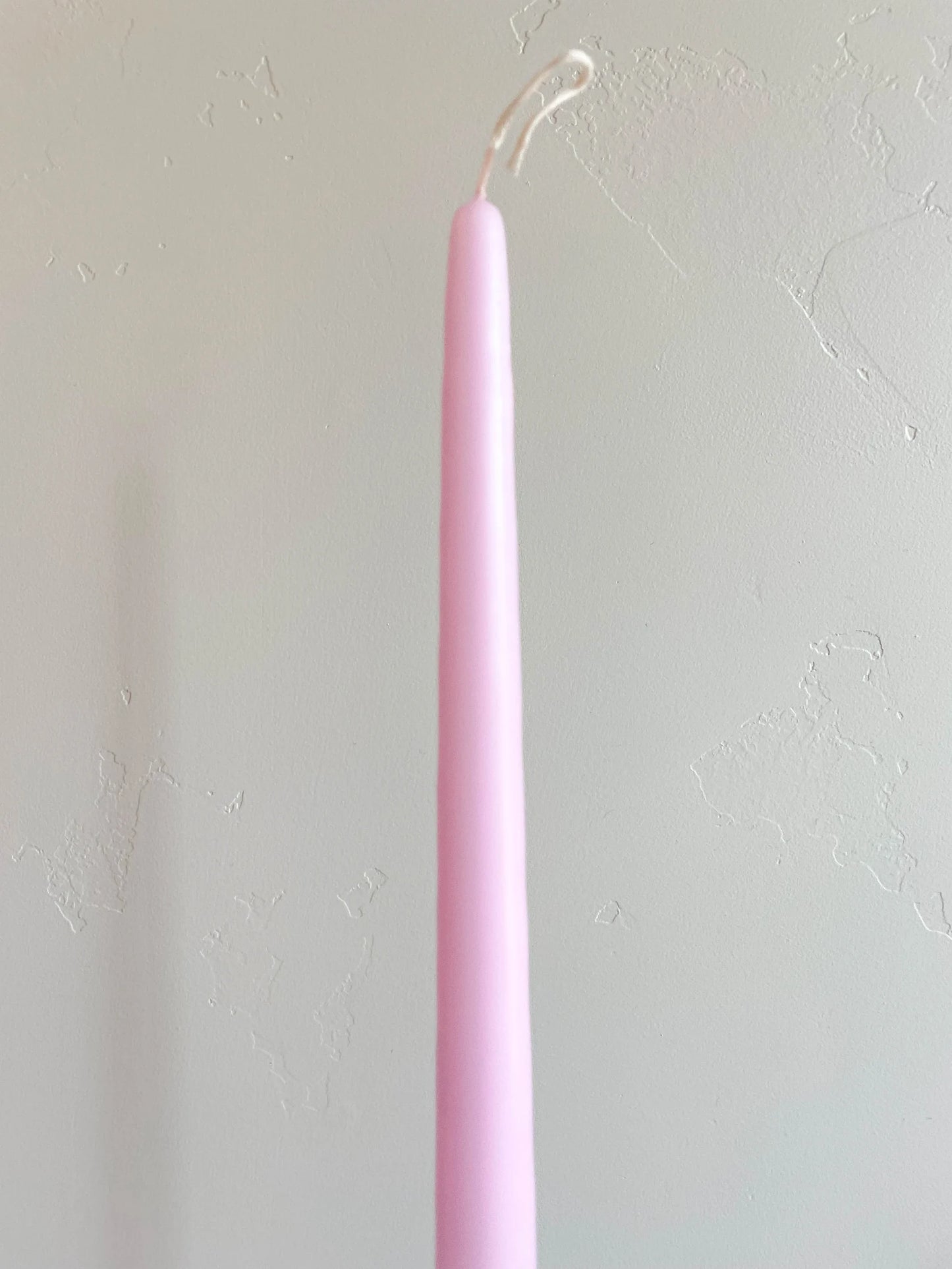 Blush Hand-Dipped Tapered Candles - Box of 12 - Unscented