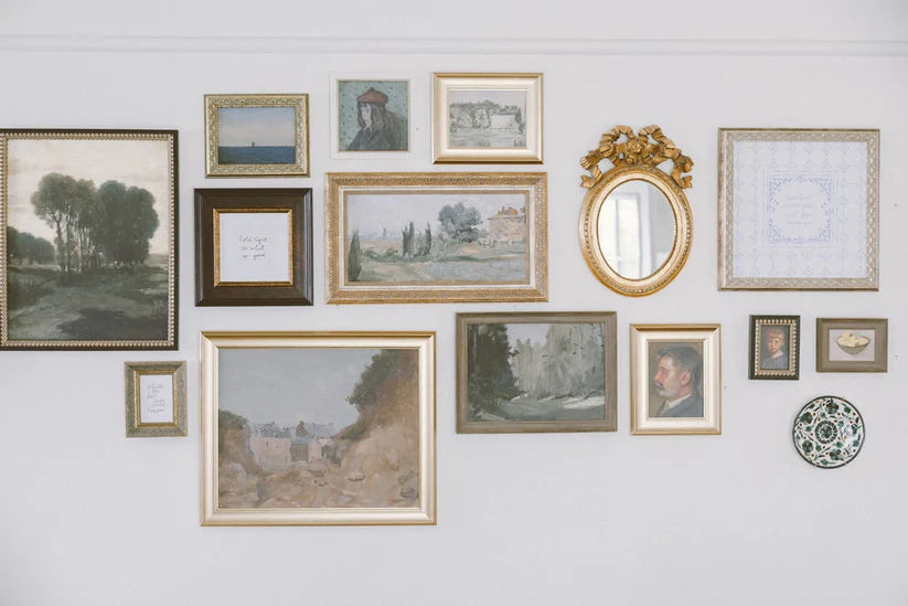 In the Hills Framed Vintage Art