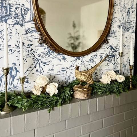 Large Ruscus Leaves Artificial Greenery Garland | 65"