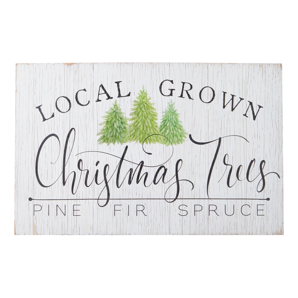Local Grown Christmas Trees Picture – 29" L x 1.75" W x 18" H