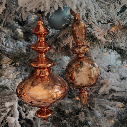 Copper Finial Ornaments | Holly J Home