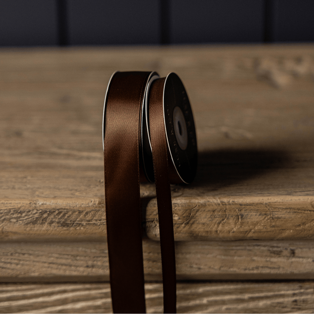 Satin Ribbon - Brown | 1/3" Width | 180" Length