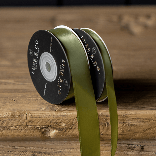 Satin Ribbon - Sage | 1/3" Width | 180" Length