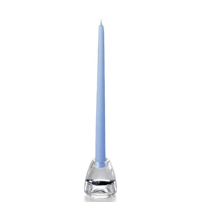 periwinkle hand-dipped-taper candle