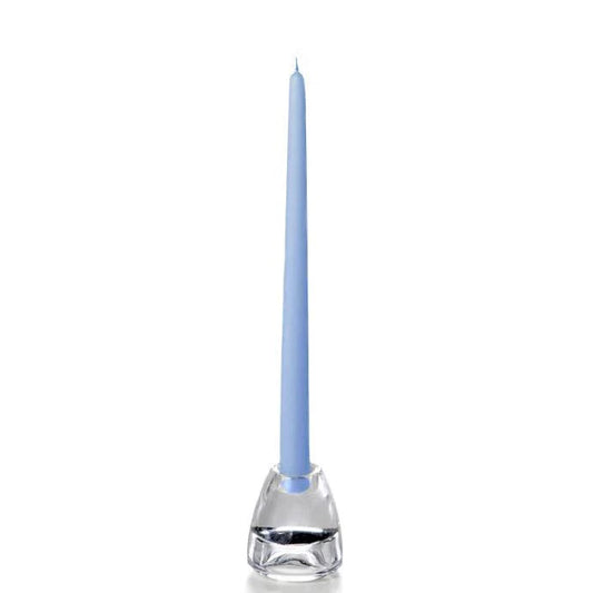 periwinkle hand-dipped-taper candle