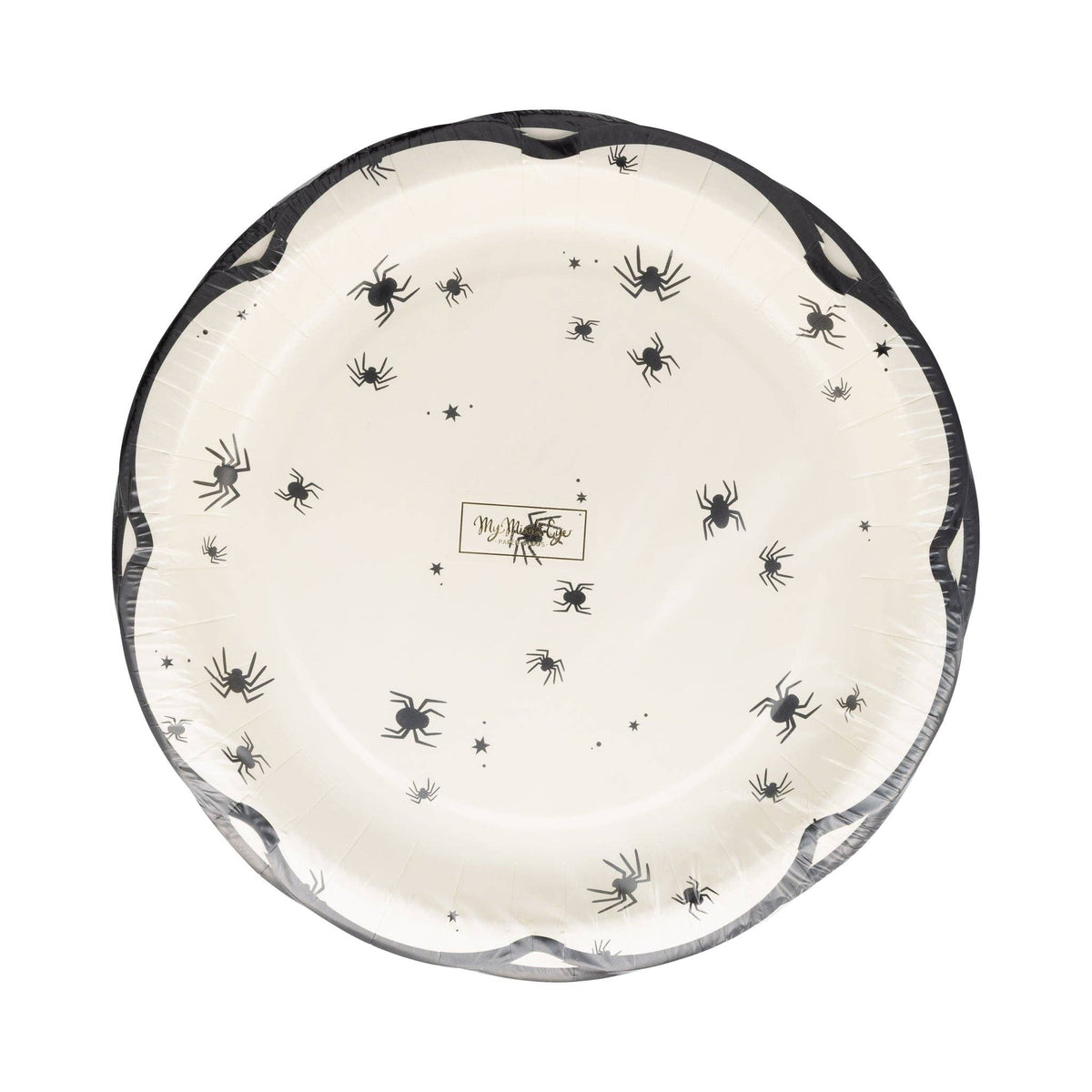 Tiny Spider Paper Plates – Halloween Shaped Plates